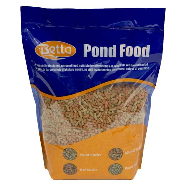 Betta Pond Mixed Floating Sticks Pouch 1kg