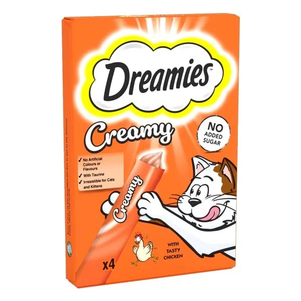 Dreamies Creamy with Tasty Chicken 40g Cat Treat