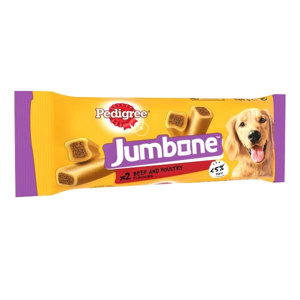 Pedigree Jumbone Beef & Poultry Medium 2 Pack Dog Treat