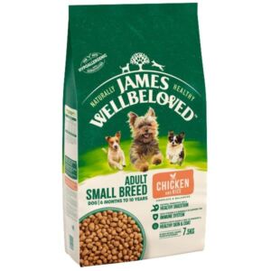 James Wellbeloved Small Breed Chicken & Rice Adult 7.5kg Dry Dog Food