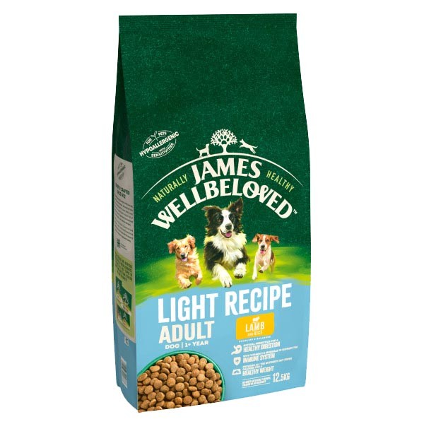 James Wellbeloved Lamb & Rice Light 12.5kg Dry Dog Food