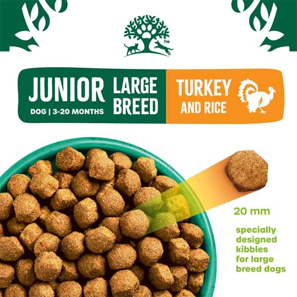 James Wellbeloved Large Breed Turkey & Rice Junior 15kg Dry Dog Food