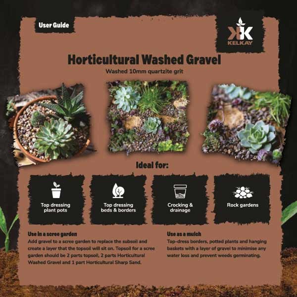 Kelkay Horticultural Washed Gravel Handy Pack