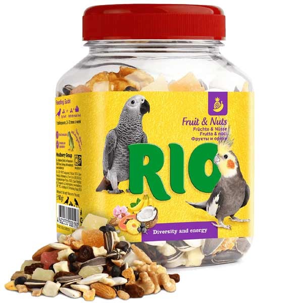 Rio Fruit & Nuts Mix for Parrots & Parakeets 160g