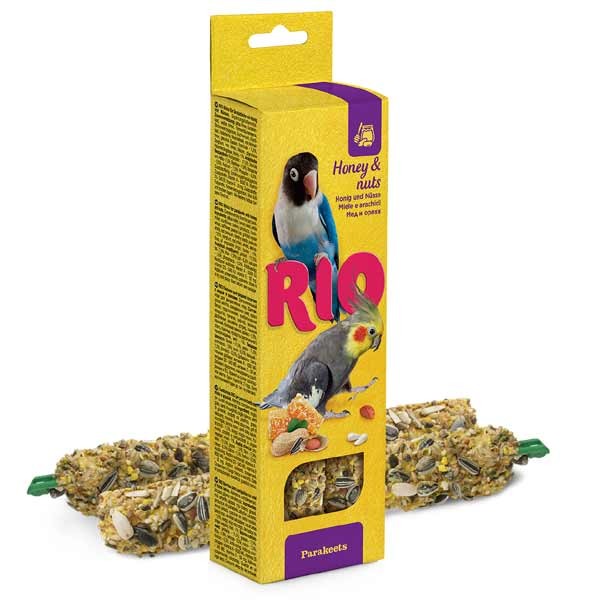 Rio Sticks for Parakeets with Honey & Nuts 2 Pack