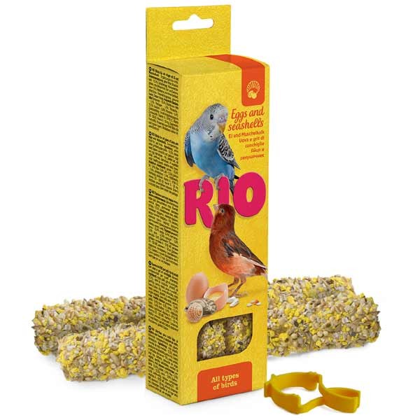 Rio Sticks for All Birds with Eggs & Seashells 2 Pack