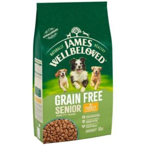 James Wellbeloved Grain Free Turkey & Veg Senior 10kg Dry Dog Food