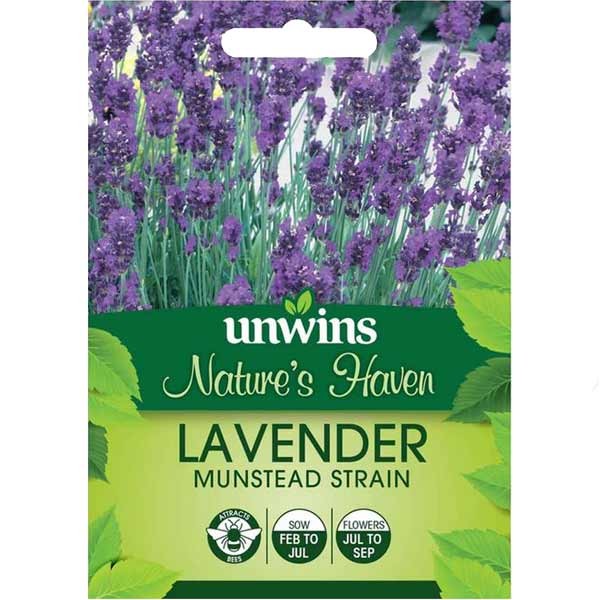 Unwins Nature's Haven Lavender Munstead Seeds