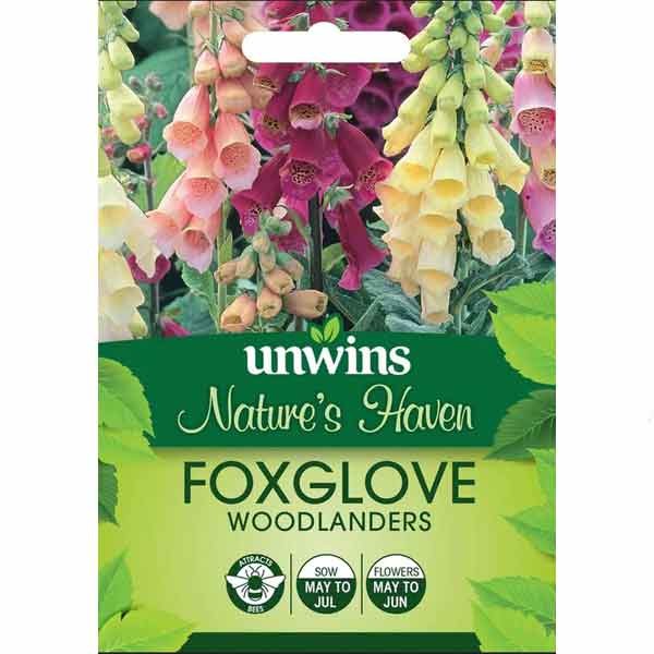 Unwins Nature's Haven Foxglove Woodlanders Flower Seeds