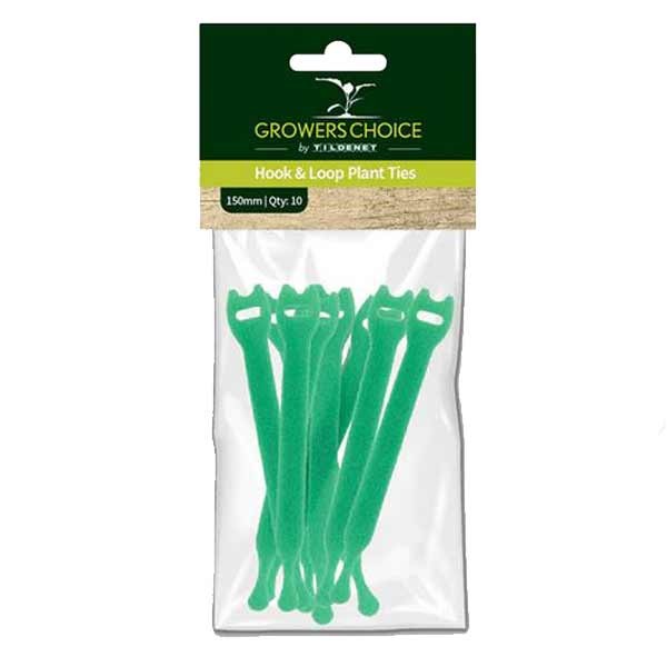 Growers Choice Hook & Loop Plant Ties 10 Pack