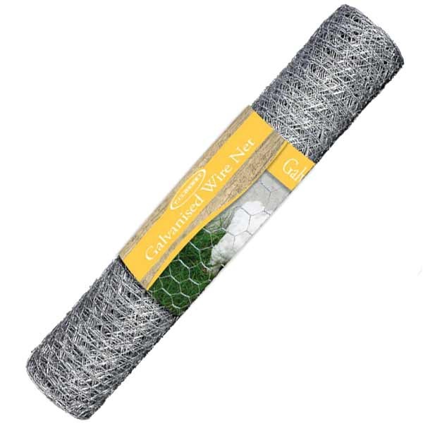 Tildenet 25mm Galvanised Wire Netting Roll 0.9x10m