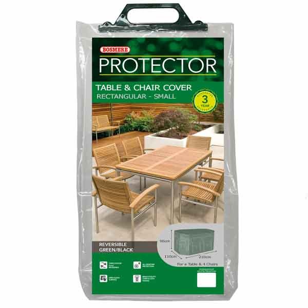 Bosmere Protector Table & 4 Chairs Cover Rectangular Small