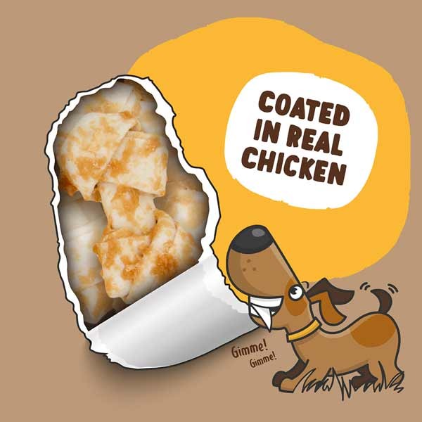 Good Boy & Tasty Chicken Large Knot Tough Dog Treat