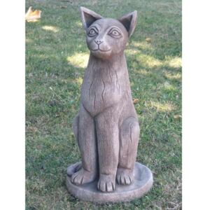 Frank The Cat Stone Garden Ornament 41cm