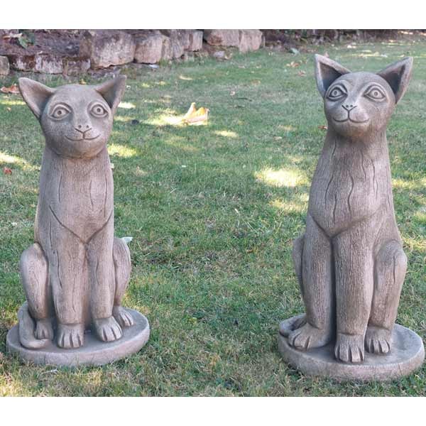 Frank The Cat Stone Garden Ornament 41cm