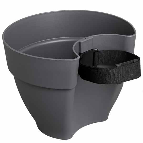 Elho Vibia Campana Drainpipe Clicker Anthracite 22cm