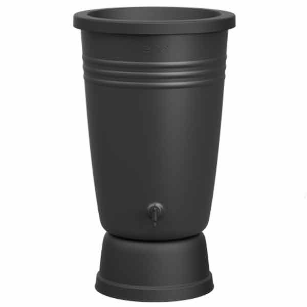 Elho Green Basics Rainbarrel Plus Living Black 200 Litres