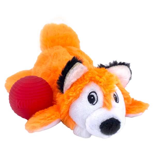 KONG Cozie Pocketz Fox Medium Dog Toy