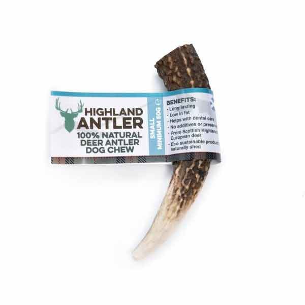 Nova Chews Highland Antler 100% Natural Chew Small Single Dog Treat