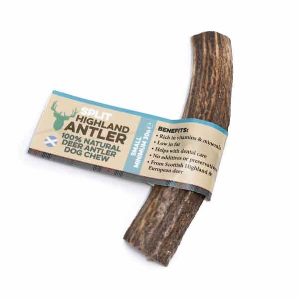 Nova Chews Highland Split Antler 100% Natural Chew Small Single Dog Treat