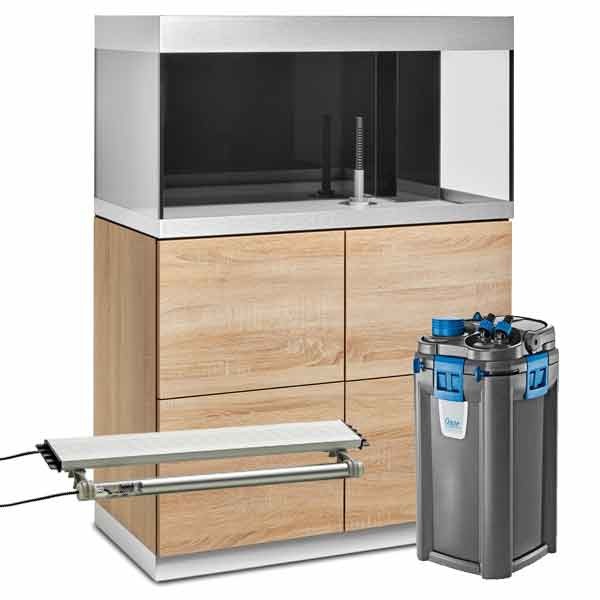 Oase HighLine 200 Oak Aquarium & Cabinet Kit (with BioTherm 250)