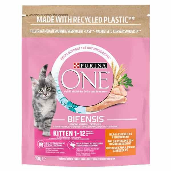 Purina One Chicken Kitten 750g Dry Cat Food