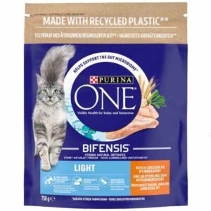 Purina One Light Chicken Adult 750g Dry Cat Food