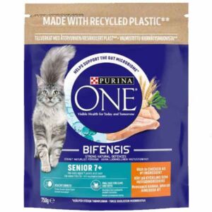 Purina One Chicken Senior 750g Dry Cat Food