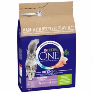 Purina One Sensitive Chicken Adult 2.8kg Dry Cat Food