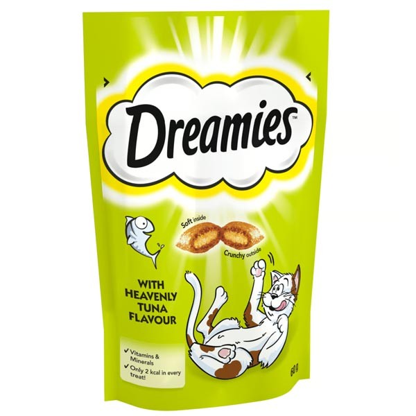 Dreamies with Heavenly Tuna 60g Cat Treat