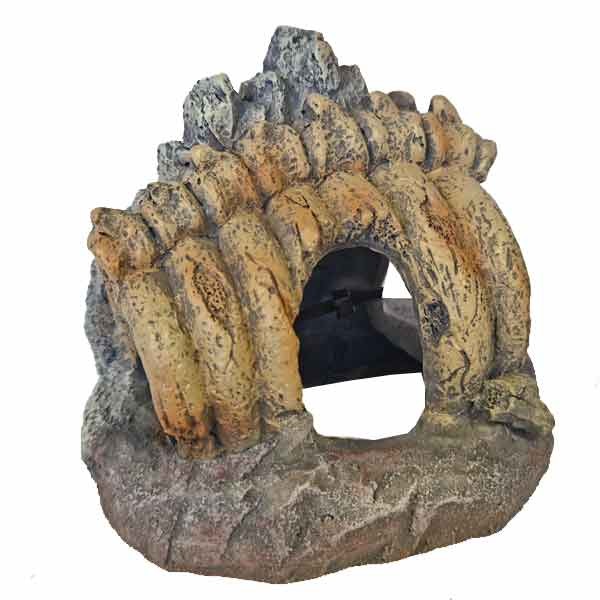 Aqua One Dinosaur Ribs Cave Aquarium Ornament