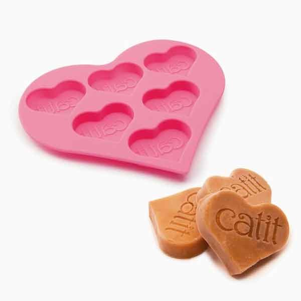 Catit Heart-Shaped Silicone Ice Tray