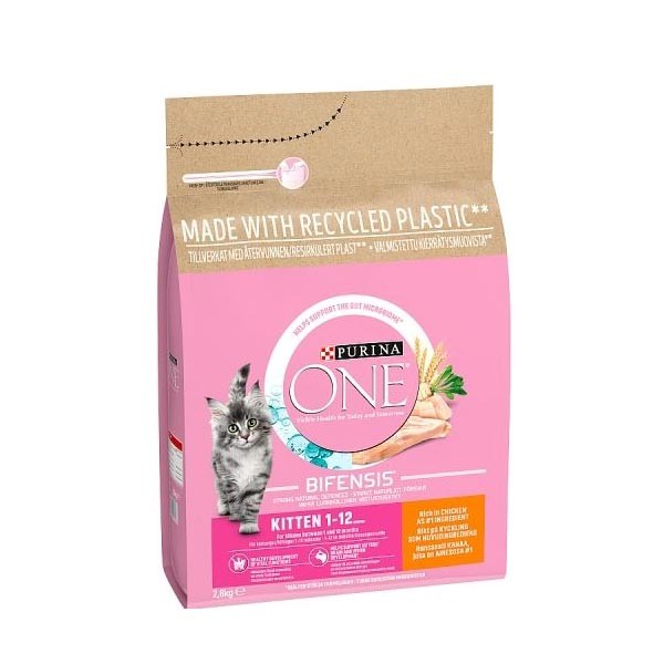 Purina One Chicken Kitten 2.8kg Dry Cat Food