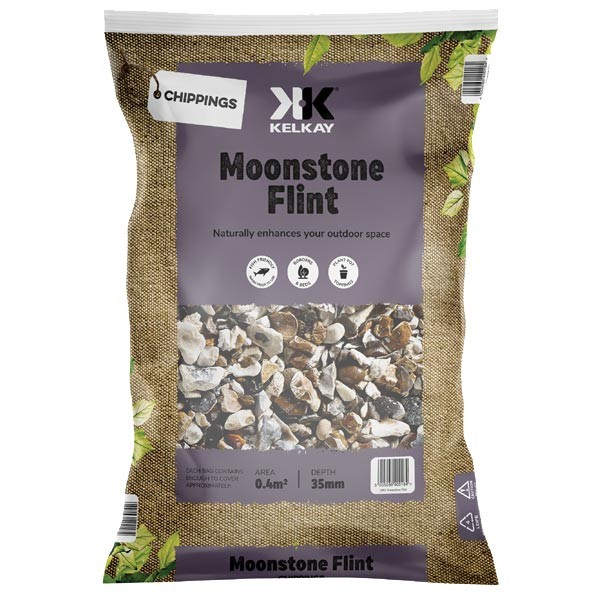 Moonstone Flint Multi-Coloured Chippings 15-22mm