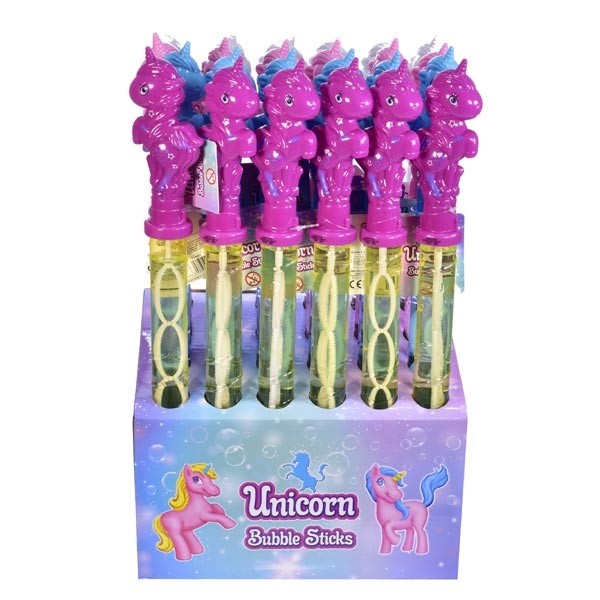 Unicorn Bubble Stick Assorted Colours