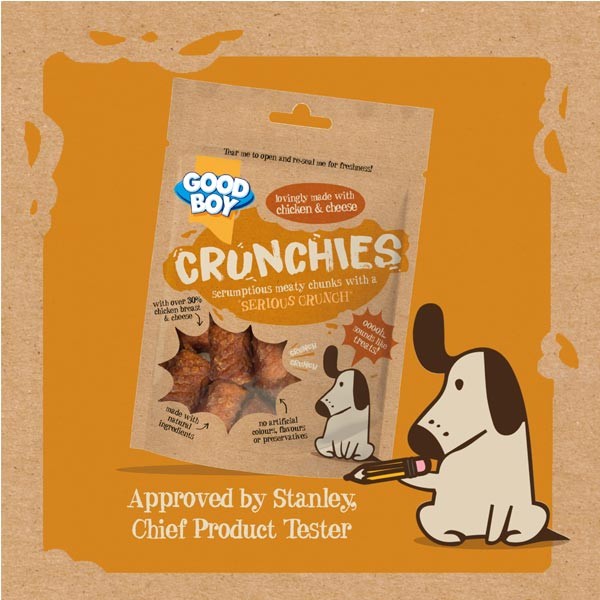 Good Boy Crunchies Chicken & Cheese 54g Dog Treat