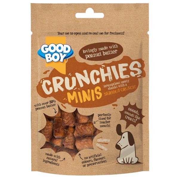 Good Boy Crunchies Mini Peanut Butter 54g Dog Treat