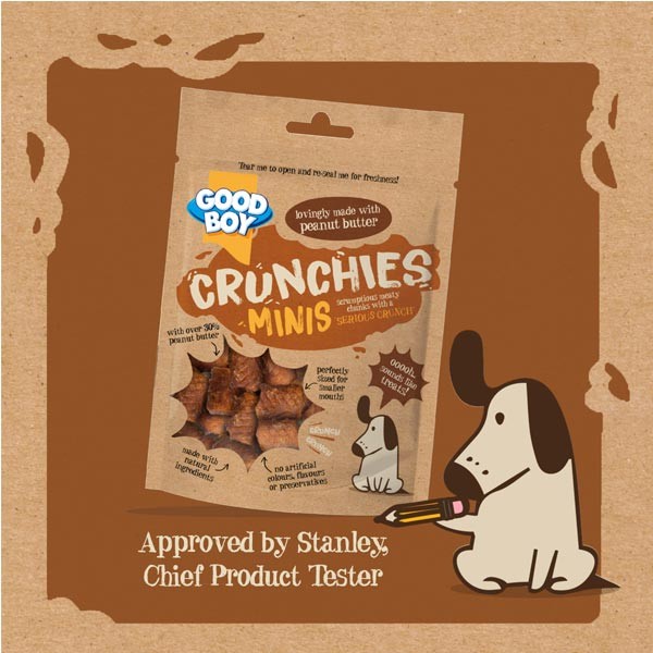 Good Boy Crunchies Mini Peanut Butter 54g Dog Treat