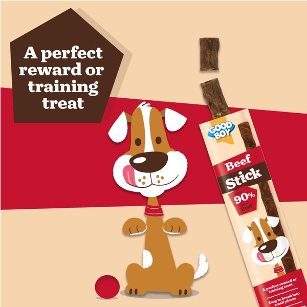 Good Boy Beef Stick 15g Dog Treat