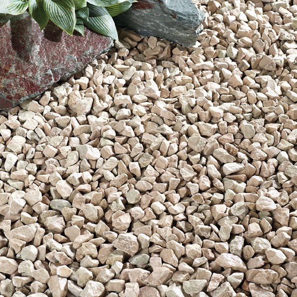 Yorkshire Cream Stone Coloured Chippings 15-25mm