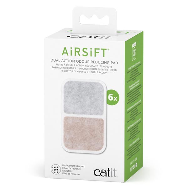 Catit Airsift Dual Action Pads 6 pack