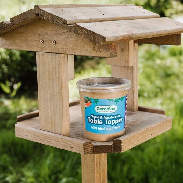 Gardman Wild Bird Care Seed & Mealworm Table Topper