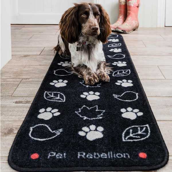 Pet Rebellion Country Walk Black Dog Runner 45x150cm