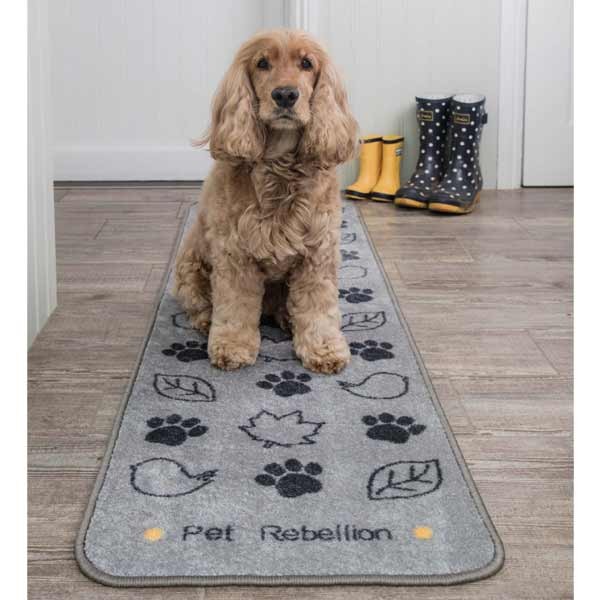 Pet Rebellion Country Walk Dog Grey Runner 45x150cm