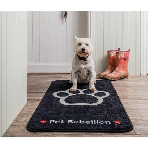 Pet Rebellion Stop Muddy Paws XL Black 57x110cm