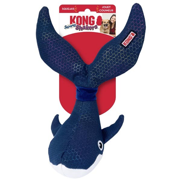 KONG Shakers Shimmy Whale Medium