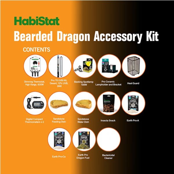 HabiStat Bearded Dragon Accessory Kit