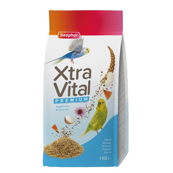 Beaphar XtraVital Parakeet Complete Bird Food 1kg