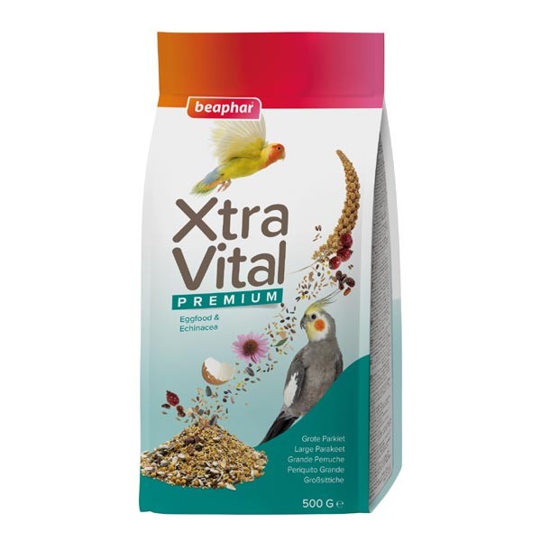 Beaphar XtraVital Large Parakeet Complete Bird Food 500g