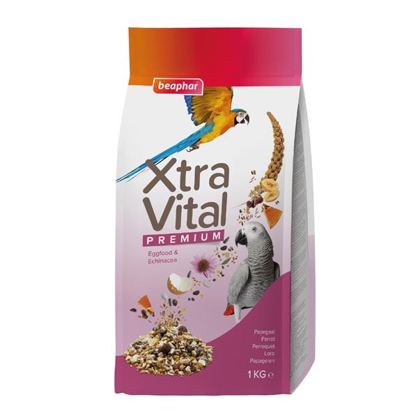 Beaphar XtraVital Parrot Complete Bird Food 1kg